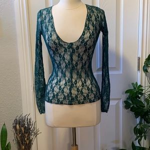 Free People Lace Top